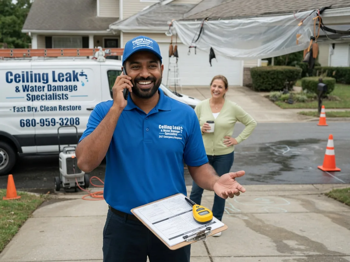 Ceiling Leak Cleanup Fraziers Bottom, WV FAQs